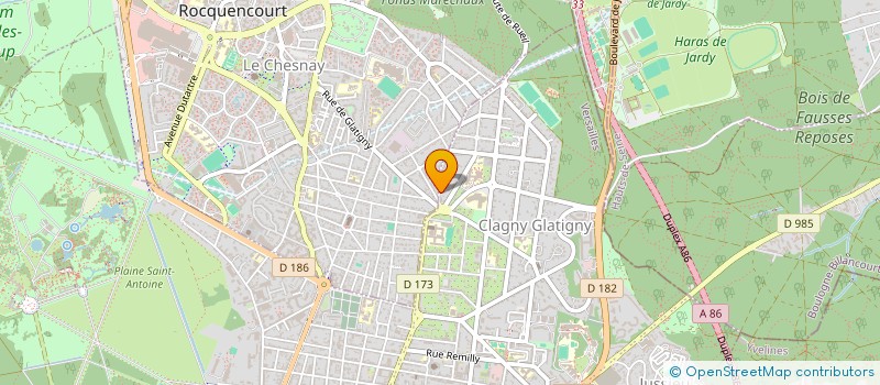 localisation de l'entreprise CLOS PEYREDOULLE à VERSAILLES