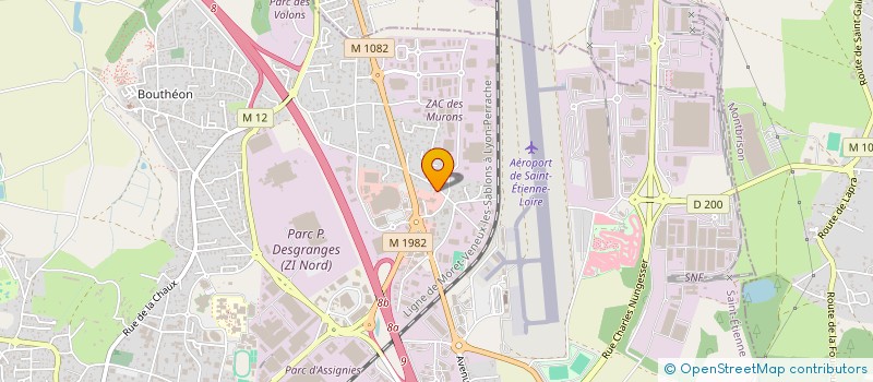 localisation de l'entreprise CLOS POMMIER  ANDREZIEUX-BOUTHEON