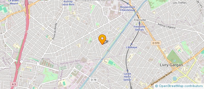 localisation de l'entreprise CLOS REGINE à AULNAY-SOUS-BOIS