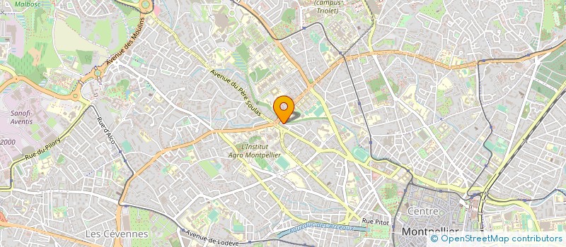 localisation de l'entreprise CLOS ROUGE à MONTPELLIER