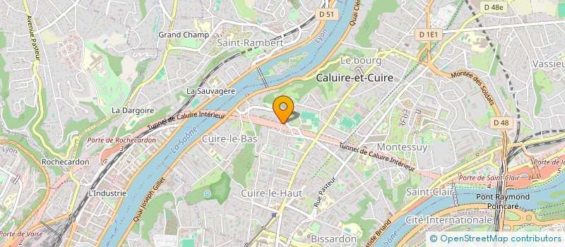 localisation de l'entreprise CLOS SAINT GEORGES  CALUIRE-ET-CUIRE