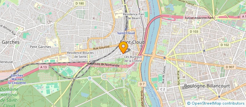 localisation de l'entreprise CLOS SAINT LOUIS  SAINT-CLOUD