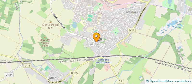 localisation de l'entreprise CLOS SAINT MARC  MONTIGNY-EN-OSTREVENT