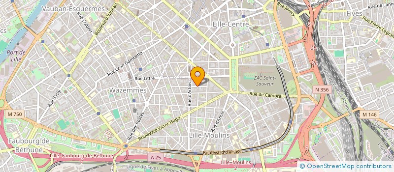 localisation de l'entreprise CLOS SAINT MICHEL à LILLE