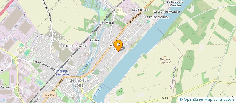localisation de l'entreprise CLOS SAINT PIERRE à MEUNG-SUR-LOIRE