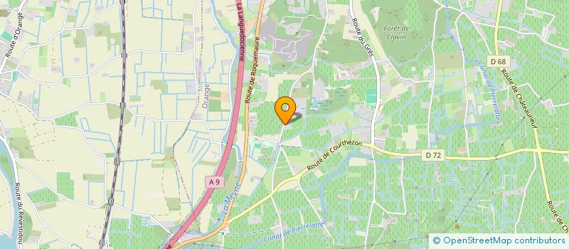 localisation de l'entreprise CLOS SAINT PIERRE  ORANGE
