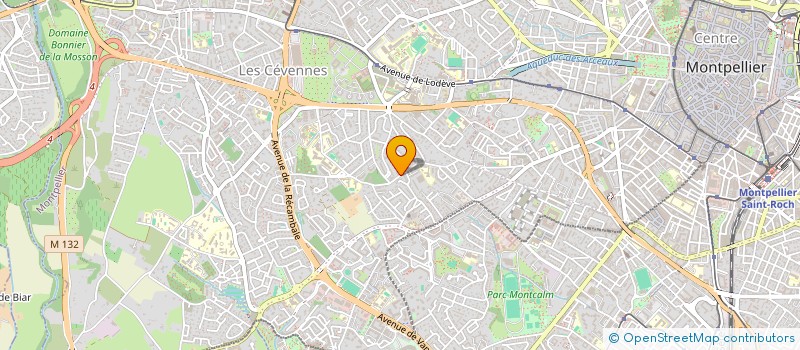 localisation de l'entreprise CLOS ST AUGUSTIN à MONTPELLIER
