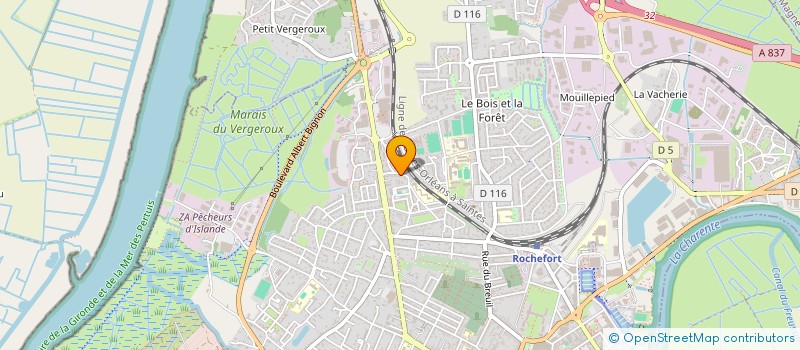 localisation de l'entreprise CLOS ST LUC  ROCHEFORT