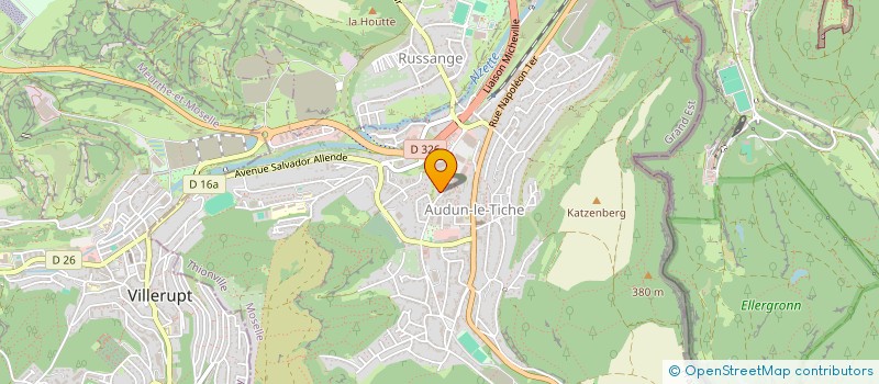 localisation de l'entreprise CLOS ST NABOR  AUDUN-LE-TICHE