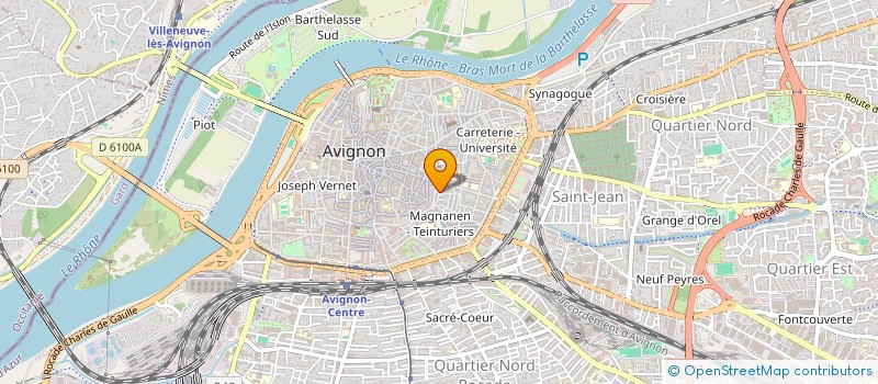 localisation de l'entreprise CLOS VALENTIN  AVIGNON