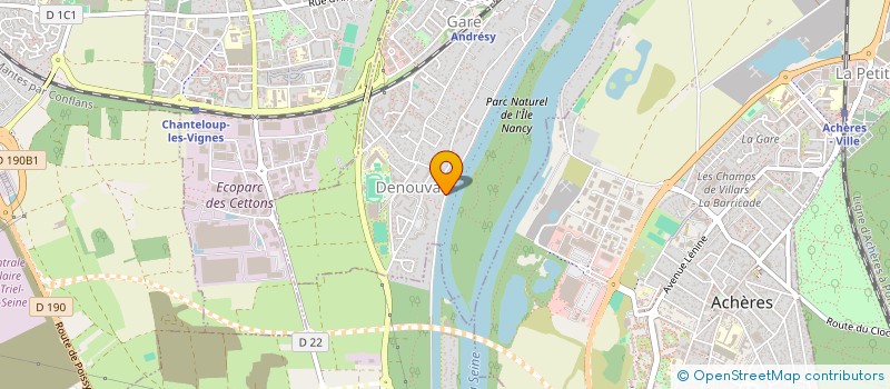 localisation de l'entreprise CLOS YANET  ANDRESY