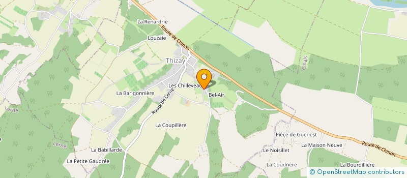 localisation de l'entreprise CLOSANSTINE à THIZAY