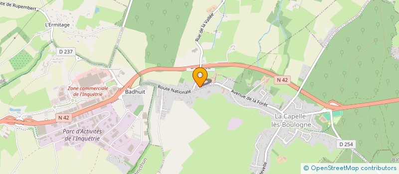 localisation de l'entreprise CLOSE  PERNES-LES-BOULOGNE