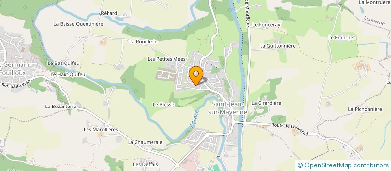 localisation de l'entreprise CLOSEAUX  SAINT-JEAN-SUR-MAYENNE