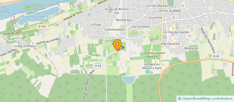 localisation de l'entreprise CLOSERIE DE CHANTELOUP à AMBOISE