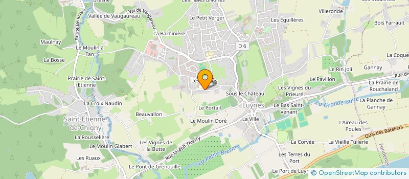 localisation de l'entreprise CLOSERIE DES VALLEES à FONDETTES