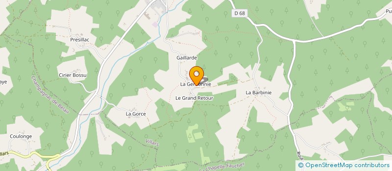 localisation de l'entreprise CLOSERIE DU PETIT CHATENET à VILLARS