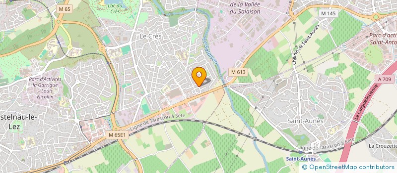 localisation de l'entreprise CLOSMAR  LE CRES