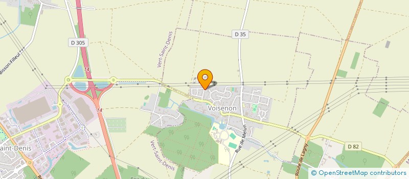 localisation de l'entreprise CLOSO BTP  VOISENON