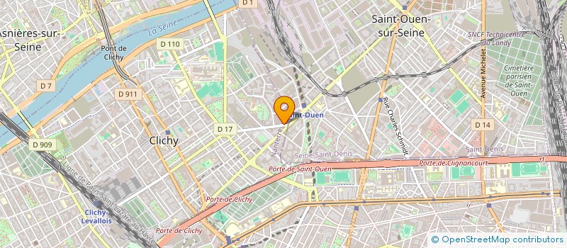 localisation de l'entreprise CLOSSE IMMO à CLICHY