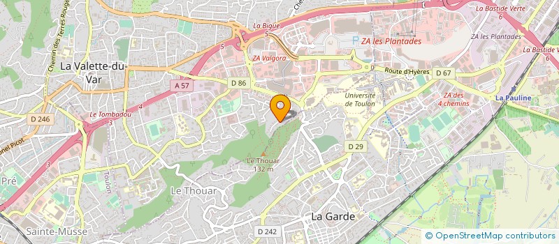 localisation de l'entreprise CLOSTEL à LA VALETTE-DU-VAR