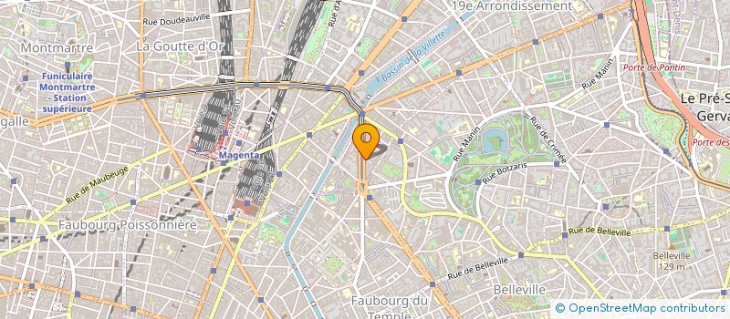 localisation de l'entreprise CLOSTROPROD  PARIS