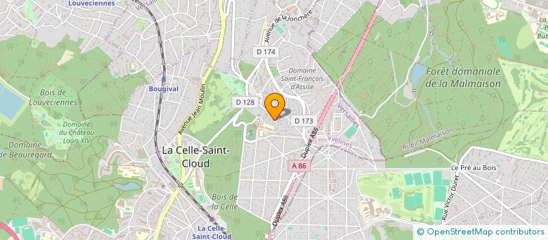 localisation de l'entreprise CLOSVIN  LA CELLE-SAINT-CLOUD