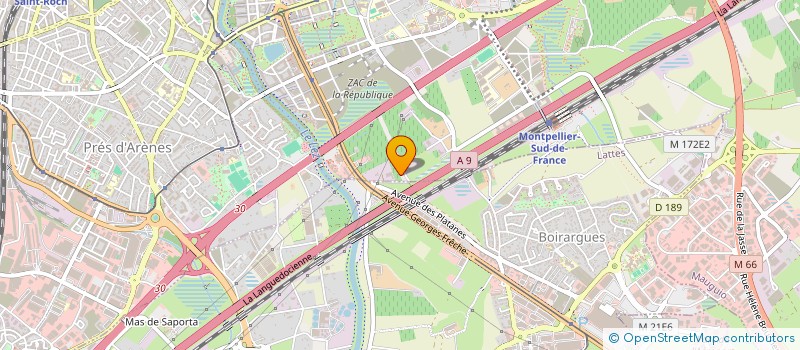 localisation de l'entreprise CLOT CONSTRUCTION à MONTPELLIER