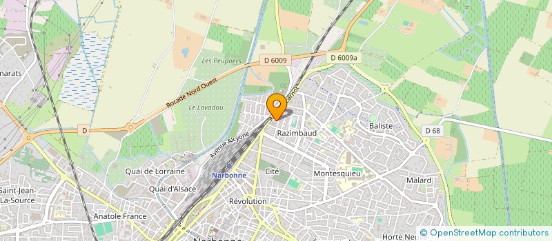 localisation de l'entreprise CLOT DE LA TINE à NARBONNE