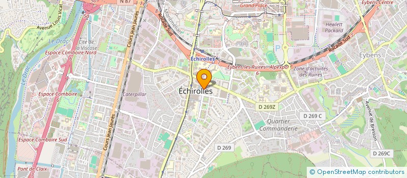 localisation de l'entreprise CLOT IV à ECHIROLLES