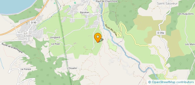 localisation de l'entreprise CLOT LA SAGNE  BARATIER