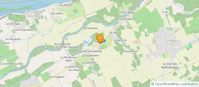 localisation de l'entreprise CLOTAIRE  VALLERES