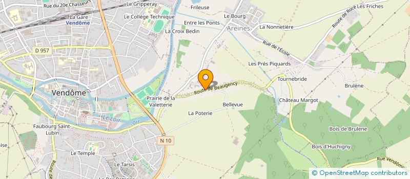 localisation de l'entreprise CLOTAIRE LES ESPACES VERTS  VENDOME