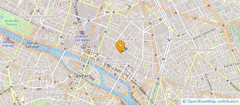 localisation de l'entreprise CLOTH BY V & D  PARIS