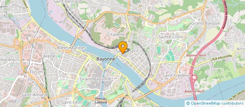 localisation de l'entreprise CLOTHEA à BAYONNE