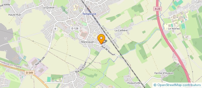 localisation de l'entreprise CLOTHER 19  TEMPLEUVE-EN-PEVELE