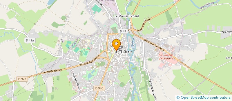 localisation de l'entreprise CLOTHILDE LOISEAU à LA CHATRE