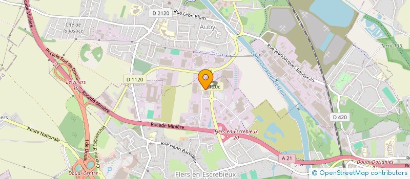 localisation de l'entreprise CLOTIENE  FLERS-EN-ESCREBIEUX