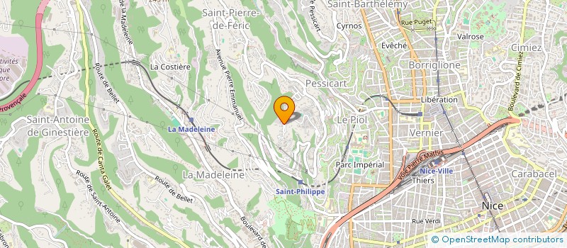 localisation de l'entreprise CLOTILDE à NICE
