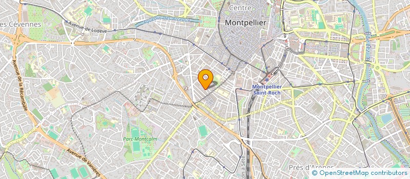 localisation de l'entreprise CLOTILDE ET MARC BECQUET DE MEGILLE à MONTPELLIER