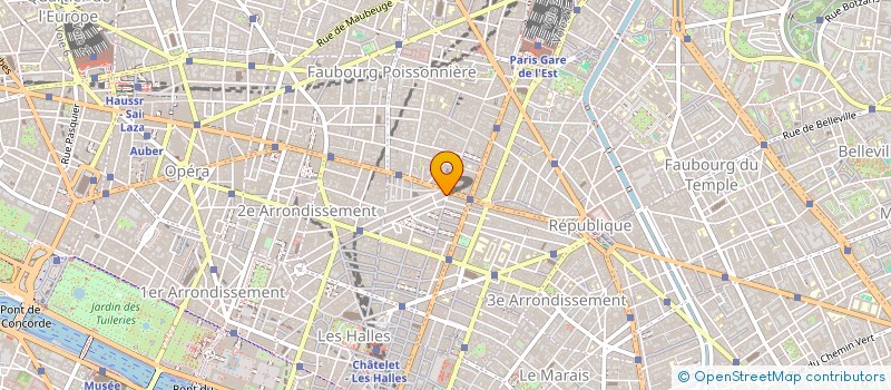 localisation de l'entreprise CLOTILDE SARL  PARIS