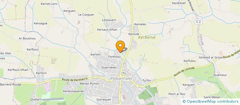 localisation de l'entreprise CLOTILDE SPINEC COMMUNICATION à PLOBANNALEC-LESCONIL