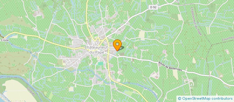 localisation de l'entreprise CLOTIM  CHATEAUNEUF-DU-PAPE