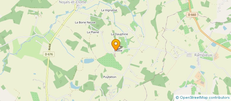 localisation de l'entreprise CLOTTES SOLEIL  BEAUMONTOIS EN PERIGORD