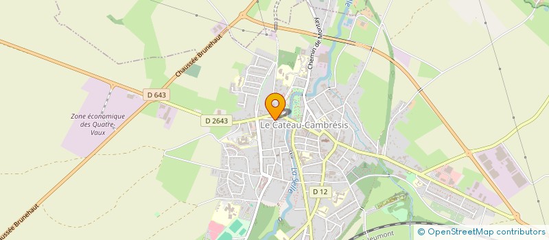 localisation de l'entreprise CLOTURE CARPENTIER.A à LE CATEAU-CAMBRESIS