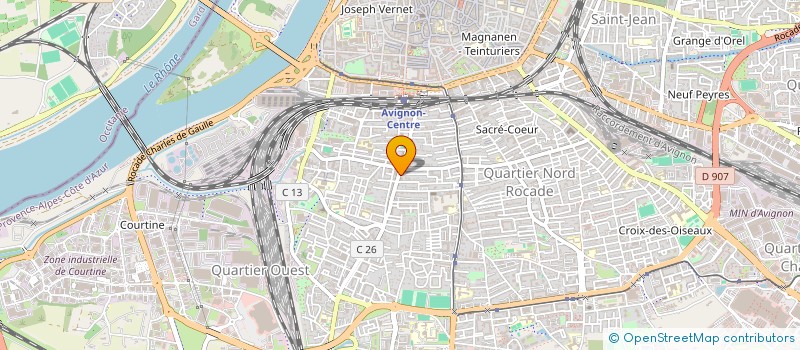 localisation de l'entreprise CLOTURE DU RHONE à AVIGNON