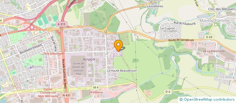 localisation de l'entreprise CLOTURE LOUIS à METZ