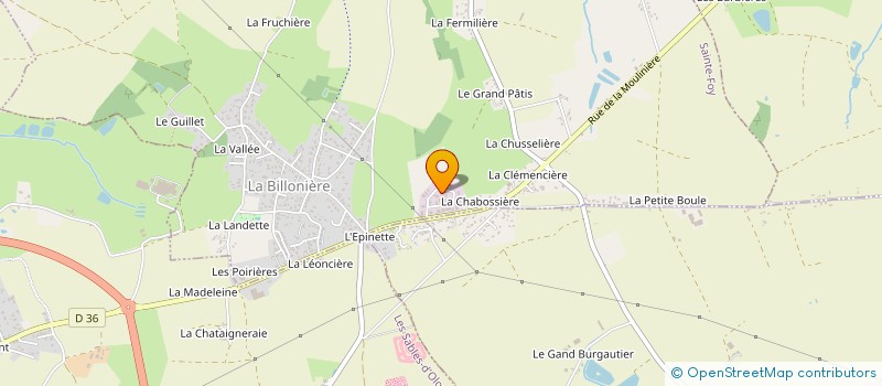 localisation de l'entreprise CLOTURE SABLAISE  SAINTE-FOY