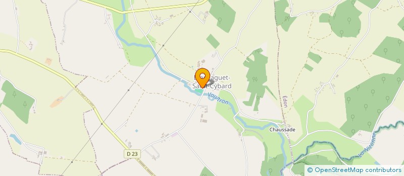 localisation de l'entreprise CLOTUREPRO à BLANZAGUET-SAINT-CYBARD