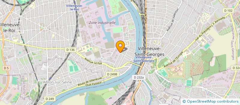 localisation de l'entreprise CLOTURES CHOPIN à VILLENEUVE-LE-ROI
